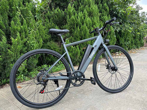 E7 urban electric bike - grey