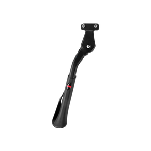 Black metal foot peg on a white background