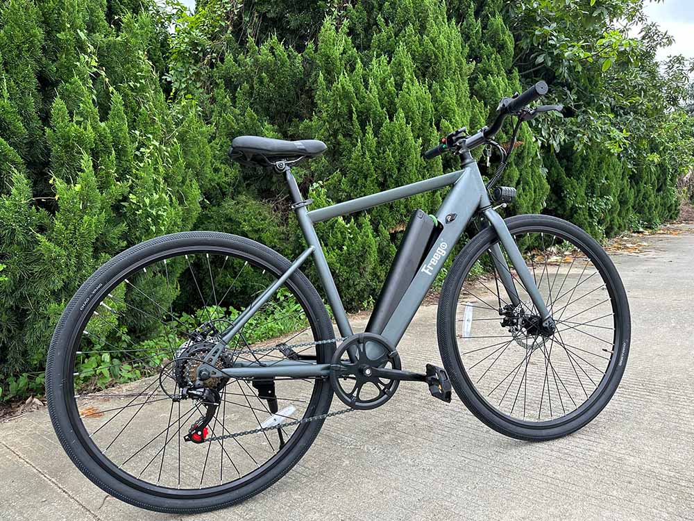 E7 urban electric bike - grey