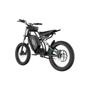 Black electric bike Freego Nova 3 on a white background