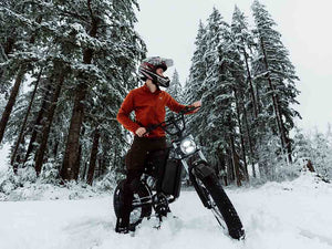 Freego Nachbike Swift S1 in the snow