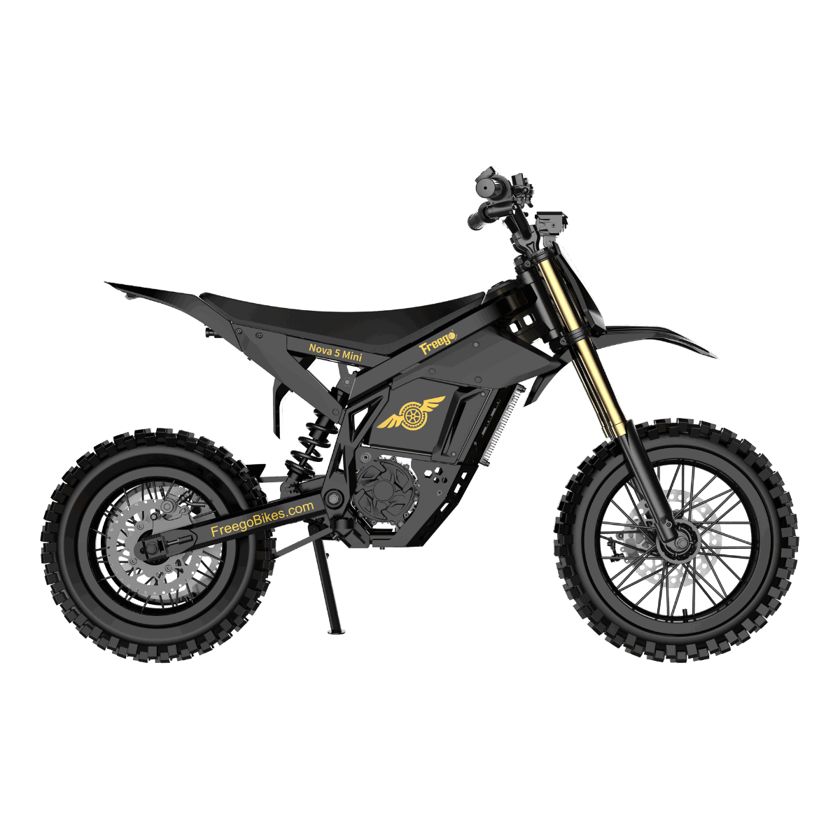 Freego Nova 5 Mini electric bike right side profile transparent background
